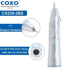COXO Dental Straight Nose Cone Handpiece Inner/External Water Channel NSK KAVO