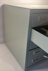 NEUMADE 5-Drawer STACKABLE Photography Metal File Cabinet 15.5” W x 13”H x 13”D