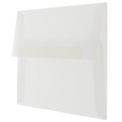 Jam Paper A7 Translucent Vellum Invitation Envelopes – 5 1/4 X 7 1/4 – Clear –