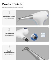 2/4 Holes Dental Air Flow Teeth Polishing Polisher Handpiece Hygiene Prophy Jet