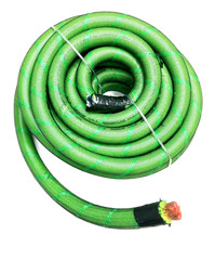 0 Gauge 20ft GREEN SNAKE SKIN OFC Wire Strands Copper Marine Cable 1/0 AWG