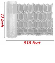 Air Pillow Cushion Bubble Maker Wrap Film 1/2” Big Air Bubble 12 Inch x 700 Ft