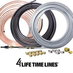 4LIFETIMELINES 25 ft 1/4 True Copper-Nickel Alloy Non-Magnetic Brake Line USA