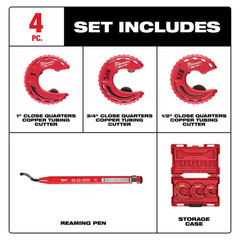 Close Quarters Tubing Cutter Set with Reaming Pen