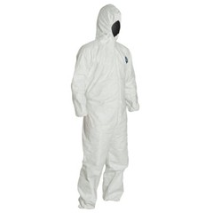 Dupont TY127S TYVEK Disposable Protective Coverall Bunny Spray Suit W/Hood 25/CS