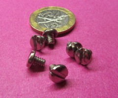 18-8 Stainless Steel Pan Head Slotted Machine Screw 6-32 x 3/16″, 300 pcs