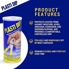 Plasti Dip Red Rubber Coating 14.5oz Tool Grip Handle Protective Coating