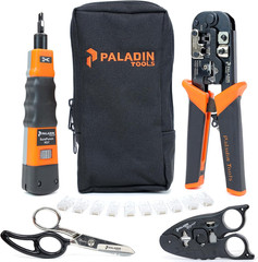Network Tool Kit – Wire Cutter, Stripper, Punchdown Tool, RJ45 RJ11