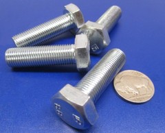 Tap Bolt, FT, 8.8 Zinc Plated Metric, M12 x 1.25 x 40 mm Length, 10 Pcs