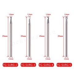 Dental Oral Surgical Bur Carbide Round Straight Taper Fissure Pear FG SURG