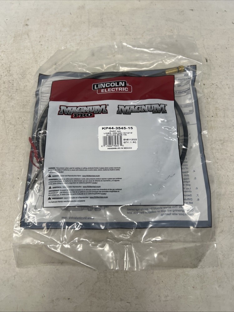 Lincoln KP44-3545-15 Cable Liner .035-.045 in (0.9-1.2 mm) 15 ft (4.6 m) (159)