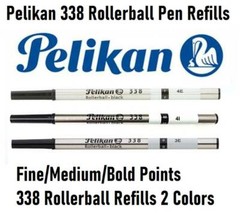 Pelikan 338 Rollerball Pen Refill, Choose Point Size & Ink Color