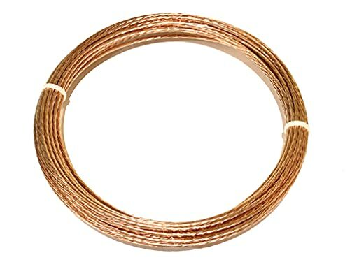 AC/DC Wire Soft Annealed Ground Wire Stranded Bare Copper 8 AWG (5 FT)