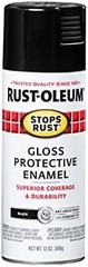 Rust-Oleum 7779830 Stops Rust Spray Paint, 12 oz, Gloss Black
