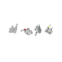 10Packs PROB Dental Orthodontic Metal Brackets Mini Standard Roth/MBT Slot .022