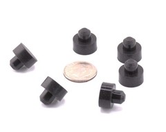 Push-In Rubber Feet Bumpers – Choose Size, 10 Pack Panel Mount Industrial Shop
