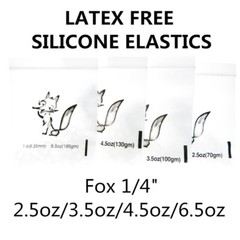 Dental Orthodontic LATEX FREE SILICONE ELASTICS Fox 1/4″ 2.5oz 3.5oz 4.5oz 6.5oz