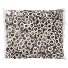 Yescom 1000pcs 3/8″ Grommet Kit 9.5mm Size #2 Eyelets and Washers Nickel YES0378
