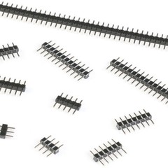 Single Row Male 2-40 Pin Header 2.0mm Breakable Connector Strip Row Straight