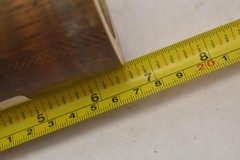 McMaster-Carr 2-1/4 X 3 OD 932 Bronze Tube Bar 6.5 In Length Round Cored Stock
