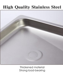 Stainless Steel Drip Tray 25.78″x8.46″ Bar Coffee Beverage Drain Tray w Grate