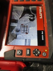 Hilti PS 1000 B X-Scan Concrete Scanner, 2x Batteries & Case works great