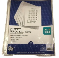 Pen And Gear 25 Sheet Protectors