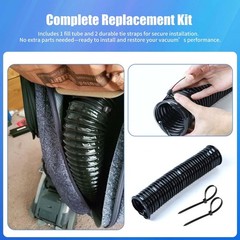 Dkaikai Vacuum Bag Hose Fill Tube for Kirby Heritage G3 G4 0.01 inches, Black
