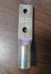 NSI AL300N COMPRESSION LUGS 1/2″ 2-HOLE 300 MCM BLUE DIE NEW BOX OF 6 EACH