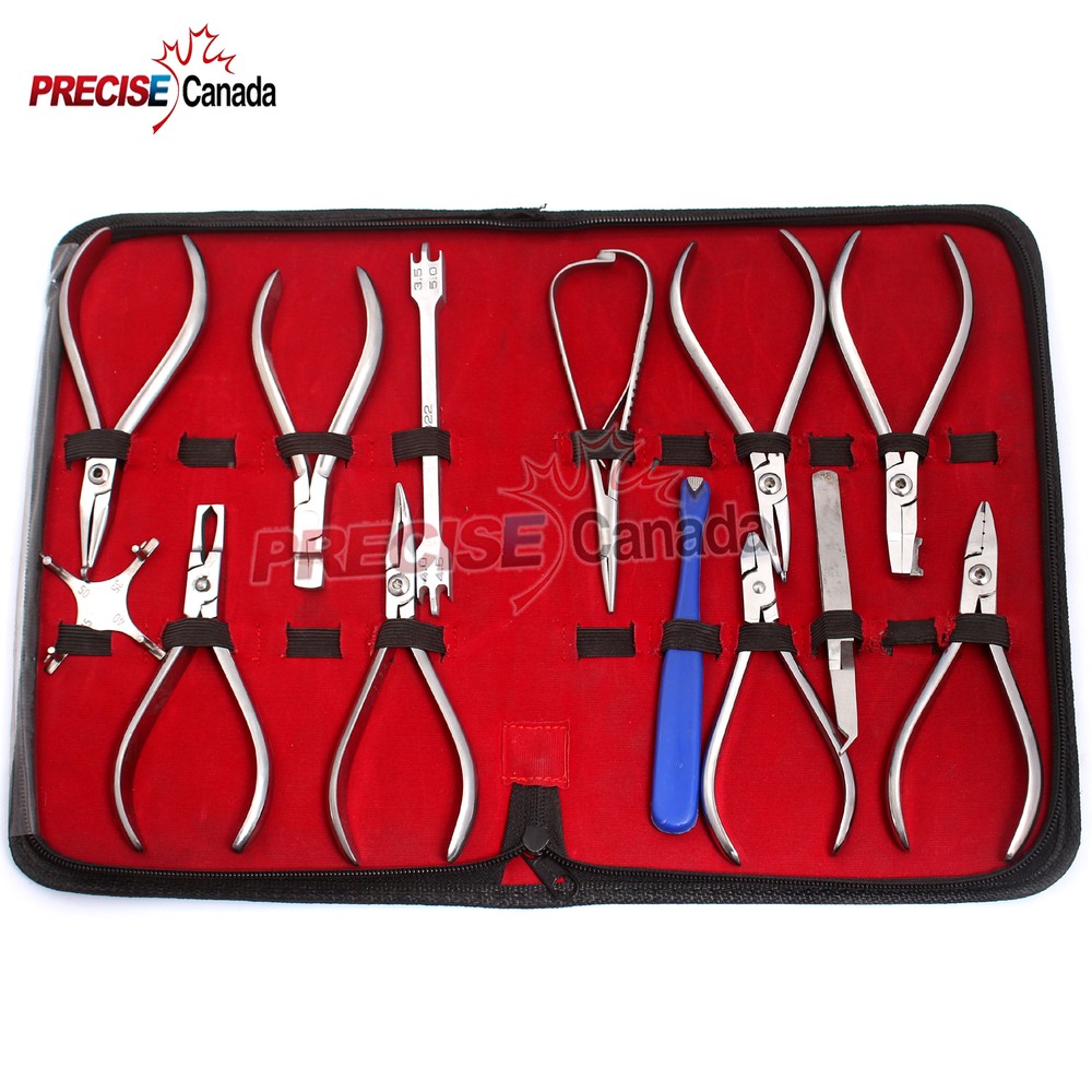 15 Pieces Orthodontic Kit Surgical Dental Instruments