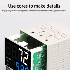 Digital PID Temperature Controller Thermostat Fahrenheit Relay/SSR AC 100V-240V