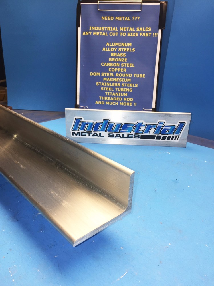 2″ x 3″ Aluminum Angle 6061 T6 x 6″-Long x 1/4″Thick- 2″ x 3″ x 1/4″ 6061Angle