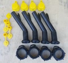 Set of 4 Blitz Gas Can Spouts With Vents – See description for part numbers