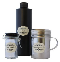 Self Adhesive Labels for Spice Jars and Bottles Permanent Spice printed Stickers