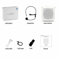 Norwii S358 Portable 2000mah Rechargeable Voice Amplifier With Wired Microphone