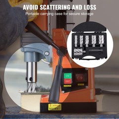 VEVOR Annular Cutter Set HSS Magnetic Drill Bits 6 PCS Weldon Shank 2″ Depth