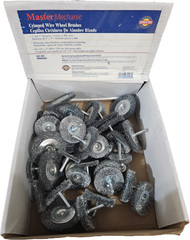 Master Mechanic 842925 Wire Wheel Brush Assortment, Consisting 48 Pieces