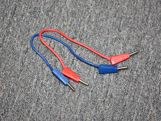 10.5″ Multimeter Prob Lead Connection Wire Red Blue Pair