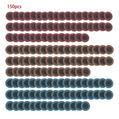 150 Pcs 2 Inch Fine Medium and Coarse Quick Change Torque Sanding Discs
