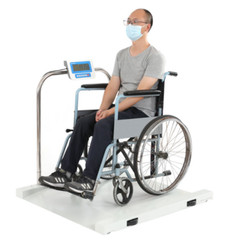 New Salter Brecknell MS1000 Bariatric Electronic Handrail Wheelchair Scale