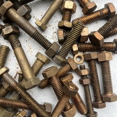 Over 5 Pounds Brass Bronze Cap Screws Etc 1/4 ,5/16 ,3/8