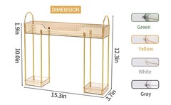 Bathroom Countertop Organizer Over The Faucet, Narrow Counter Organizers Above