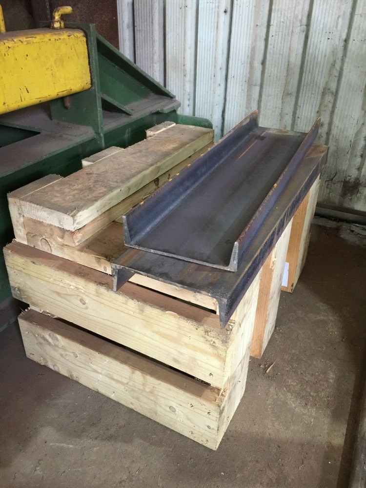 8″ x 12″ 11.5 pounds per ft. C Channel Iron Mild Steel A36 Ships USPS (1 Piece)