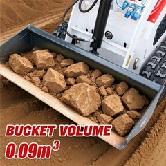 13.5HP Mini Track Skid Steer Loader, 2-Cylinder Gas Engine, USA Free Shipping