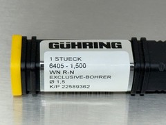 Guhring 1.5mm Solid Carbide Drill 5xD Coolant Through 6405 Micro Exclusive