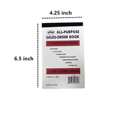 10 Pack Sales Book Order Receipt Invoice Carbonless Copy 50 Sets 4.25″ X 6.5″