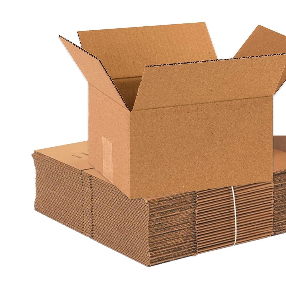 BOX USA Shipping Boxes Small 10″L x 8″W x 6″H, 10x8x6″ (25-pack), Kraft