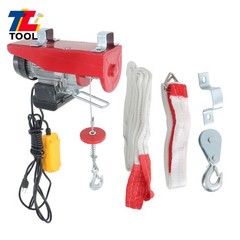 Mini Electric Hoist 440LBS/200kg Crane Winch with Wired Remote Control 510W 110V