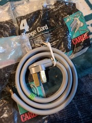 Range/Dryer Cord 4′ by Carol 05654-62-10 3 Prung Electrical Conductor NOS New
