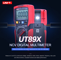 UNI-T TRMS Digital Multimeter AC DC Voltmeter Ammeter Ohmmeter Temp Cap NCV Test